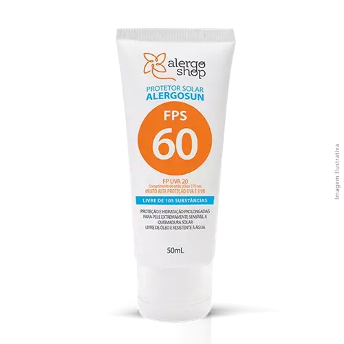 Protetor Solar Alergosun FPS 60 Alergoshop 50ml 