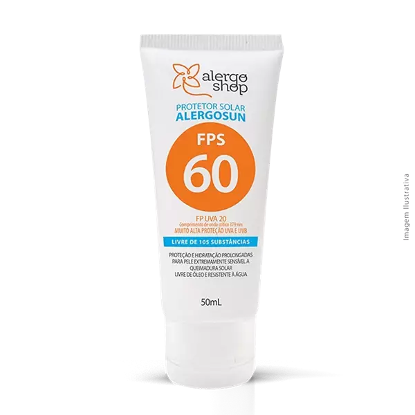 Protetor Solar Alergosun FPS 60 Alergoshop 50ml 