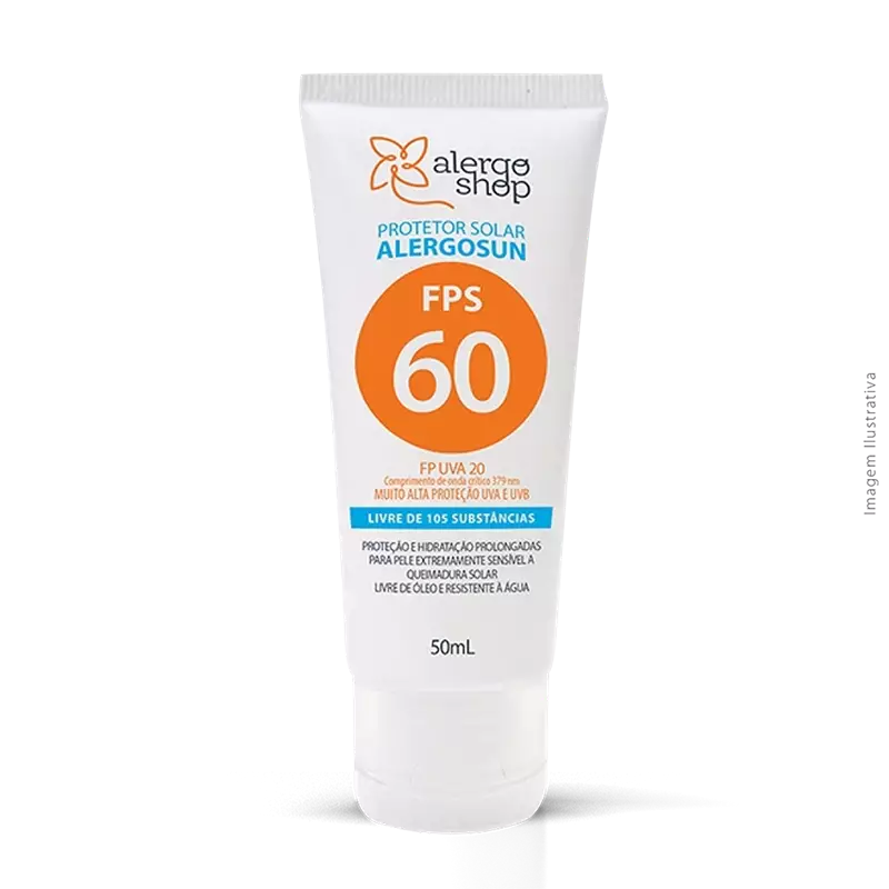 Protetor Solar Alergosun FPS 60 Alergoshop 50ml 