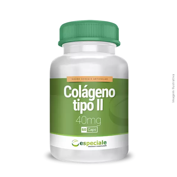 Colágeno tipo II 40mg 60 caps 