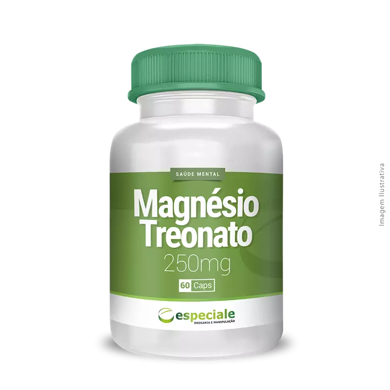 Magnésio Treonato 250mg 60 caps