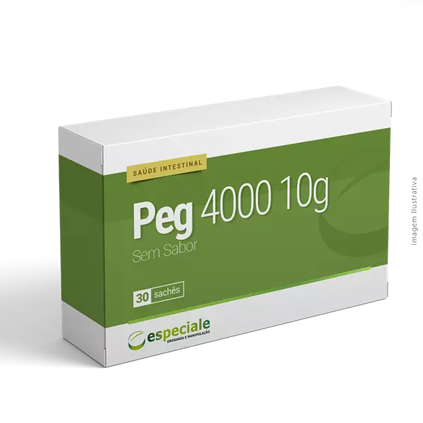 Peg 4000 10g Sem Sabor 30 Sachês