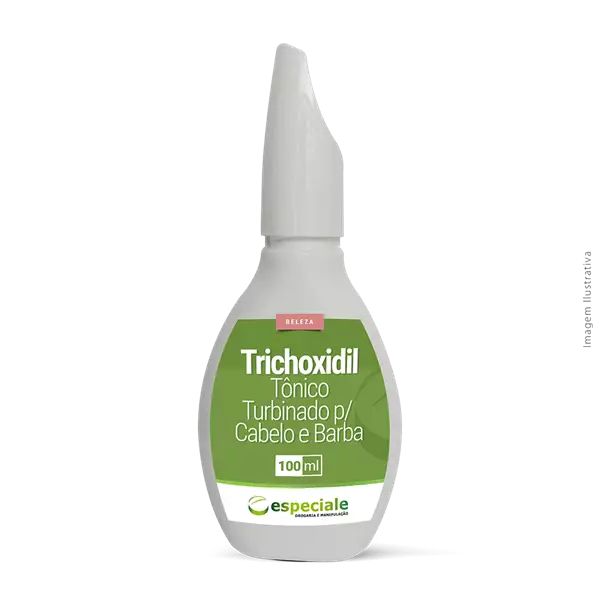 Trichoxidil Tônico Turbinado para Cabelo e Barba 100ml
