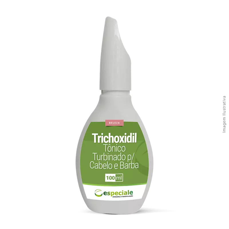 Trichoxidil Tônico Turbinado para Cabelo e Barba 100ml