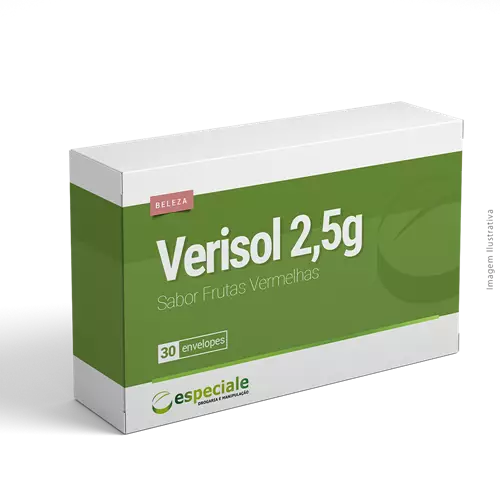 Verisol 2,5g Sabor Frutas Vermelhas 30 Sachês