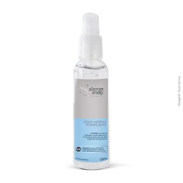 Água Micelar Tonificante Alergoshop 120ml
