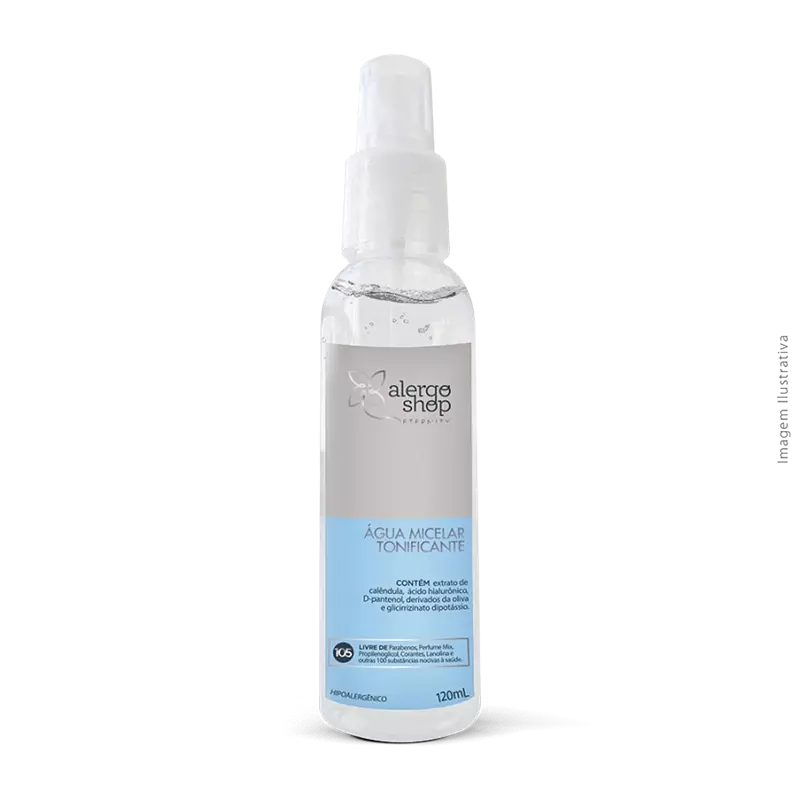 Água Micelar Tonificante Alergoshop 120ml