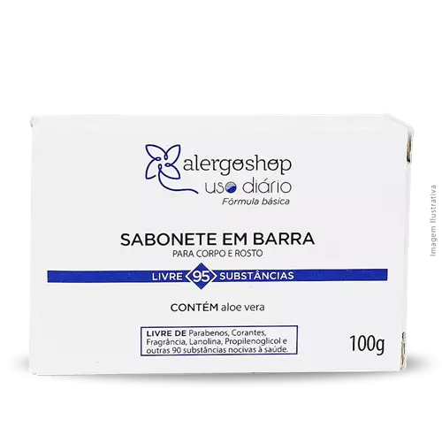 Sabonete Uso Diário Alergoshop 100g