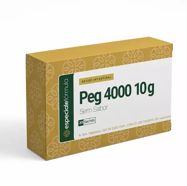 Peg 4000 10g Sem Sabor 30 Sachês