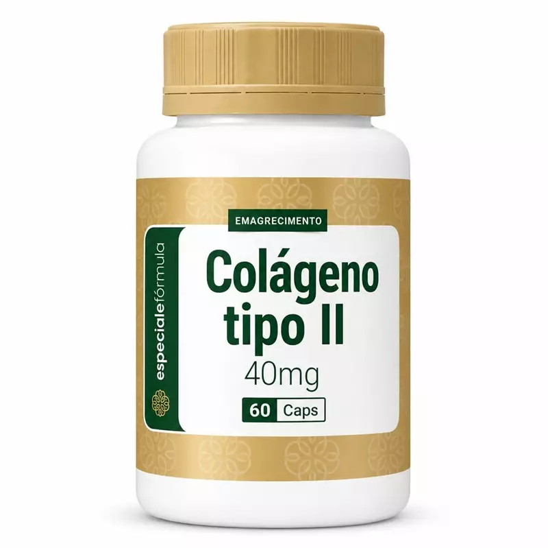Colágeno tipo II 40mg 60 caps 